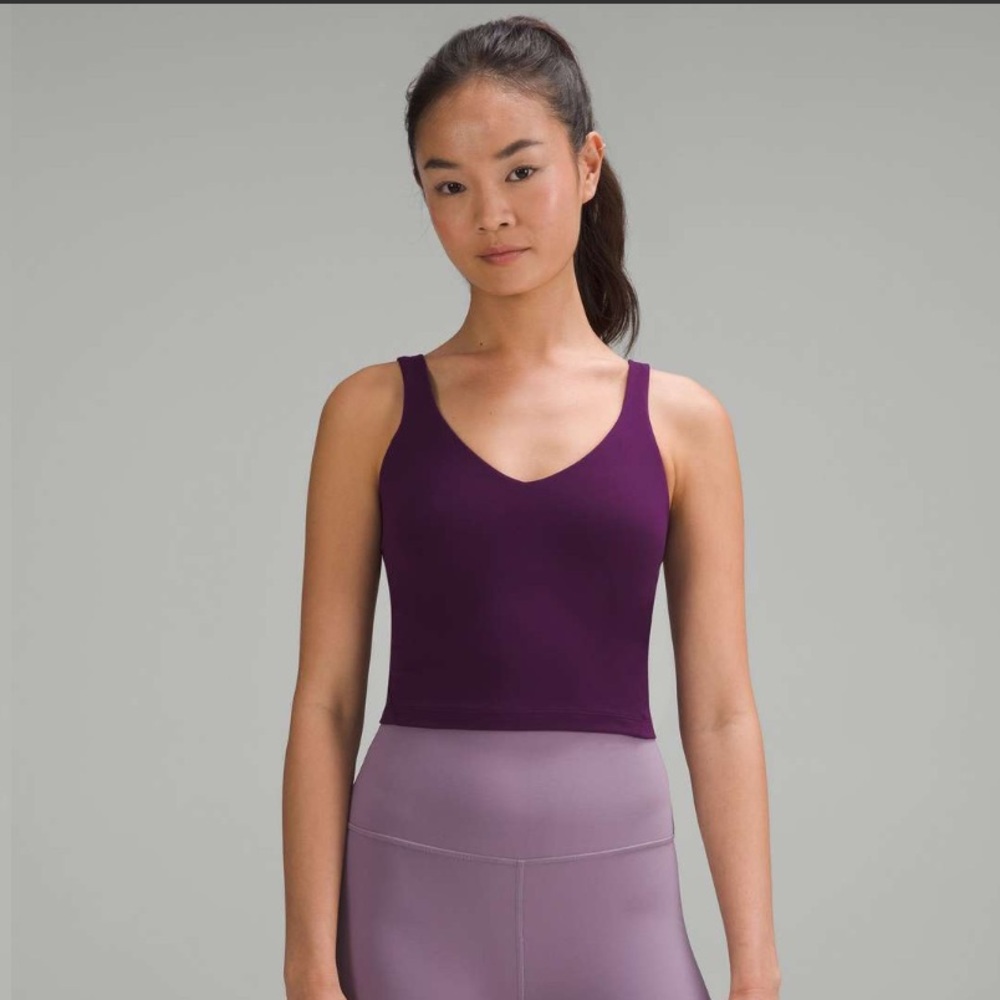 Lululemon Align Tank Dramatic Magenta Size 10 EUC